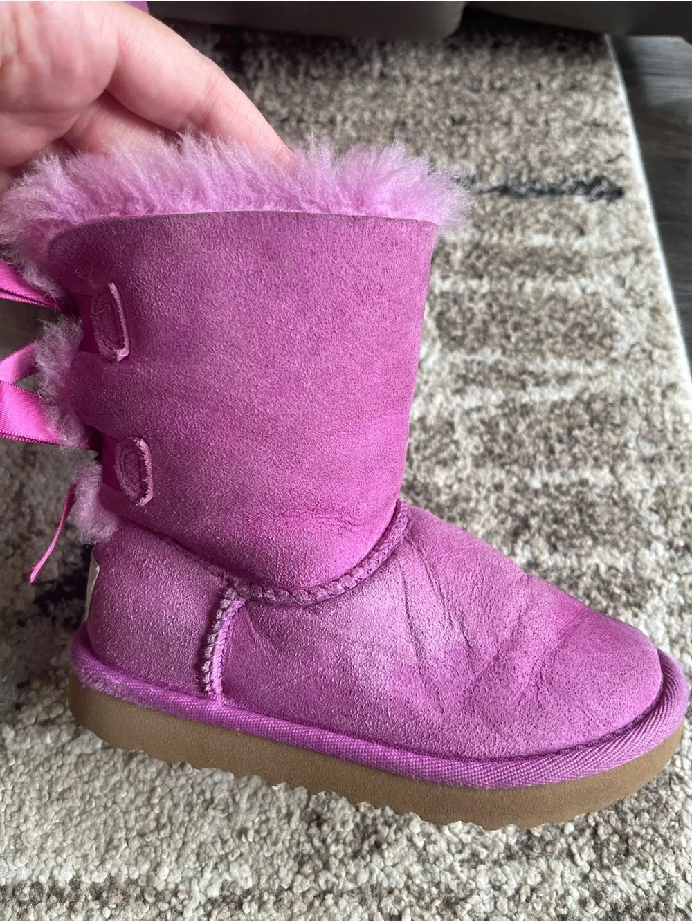 Ugg Boots kids Bailey bow boots size 10